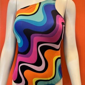 Kurt Geiger Multicolor Striped Swimsuit